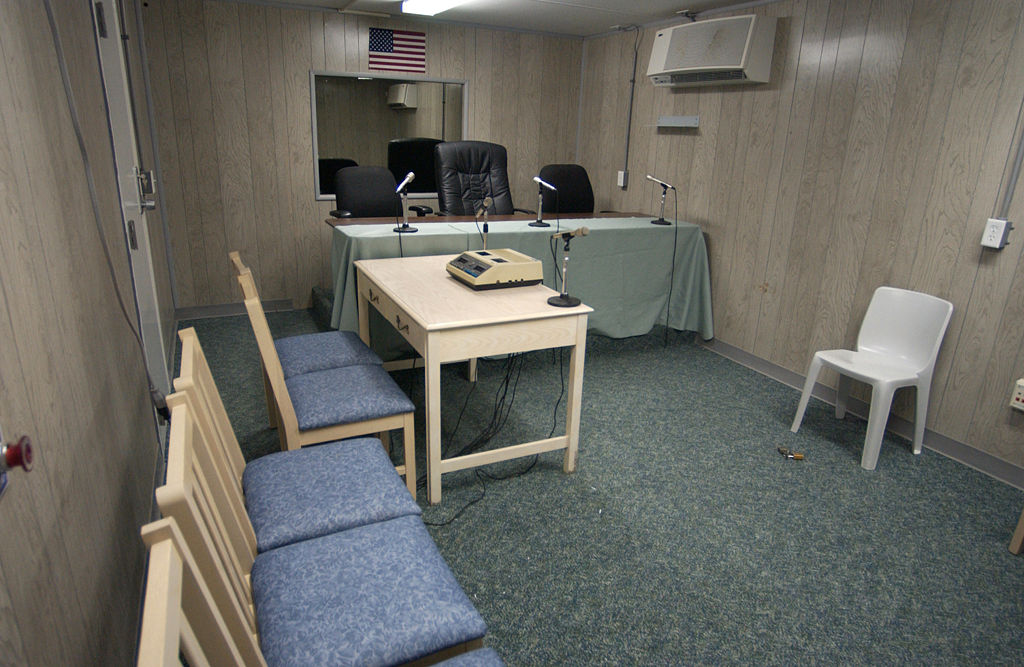 Trailer were CSR Tribunaals were held - Guantanamo.jpg