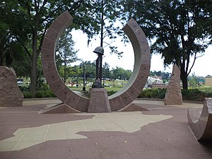 Cascades Park (Tallahassee), Korean War Memorial 02.JPG