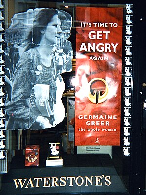 Germaine Greer's The Whole Woman, Waterstone's, 1999.jpg