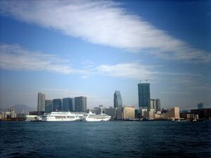 Hong Kong harbour form Hong Kong Central.JPG