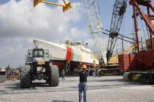 Launching the Sentinel class cutter USCGC Bernard C. Webber -c.jpg