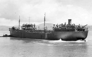 (PD) Photo: United States Navy USNS Mission Carmel (T-AO-113) prepares to get underway, date and location unknown.